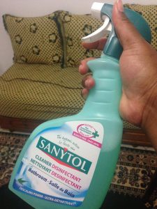 Sanytol as bug spray